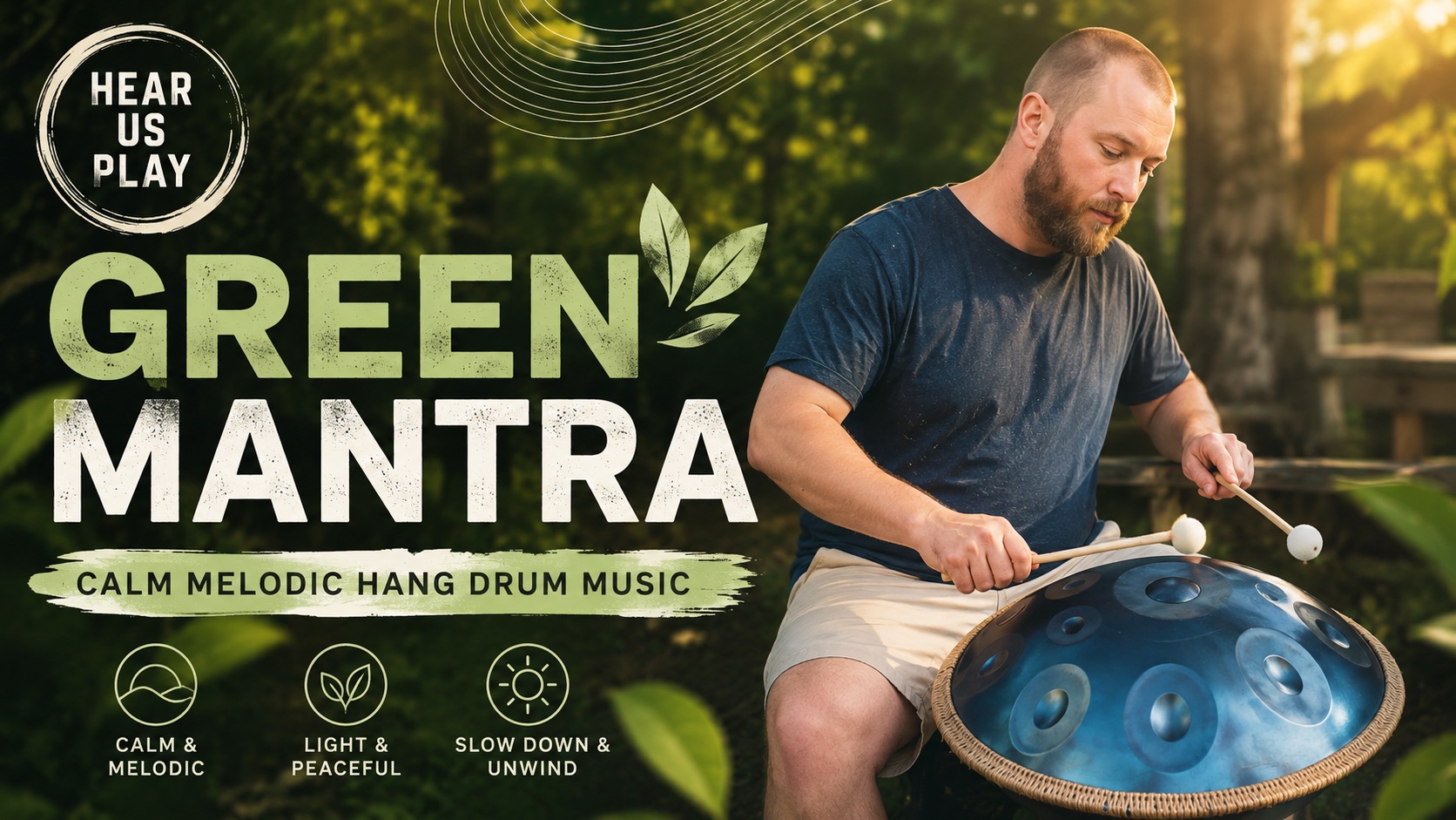 Artwork for Unwind With Me for a Moment | Calm Melodic Hang Drum Music | Erik Averdal